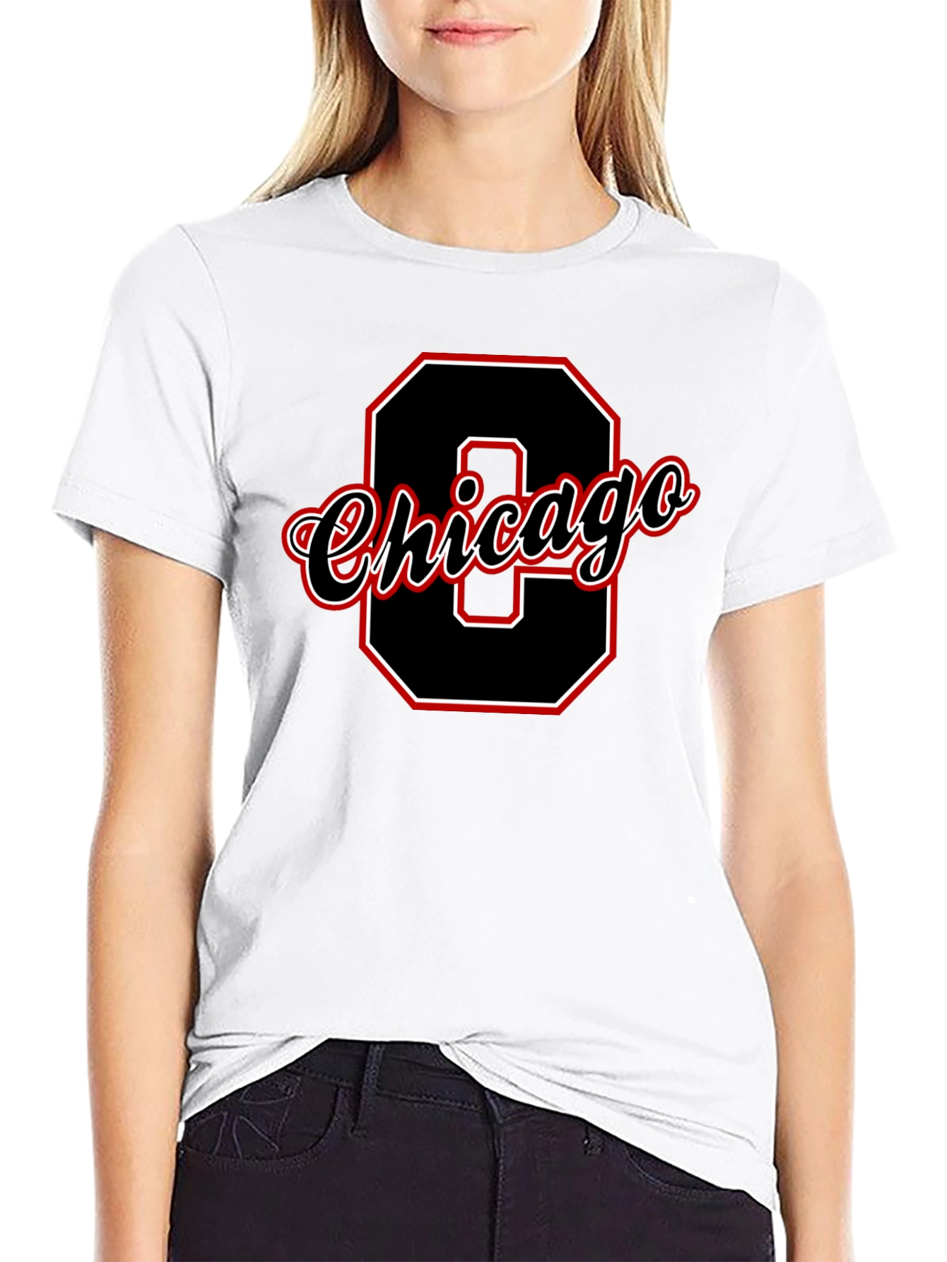 Chicago Black Graphic T-Shirt