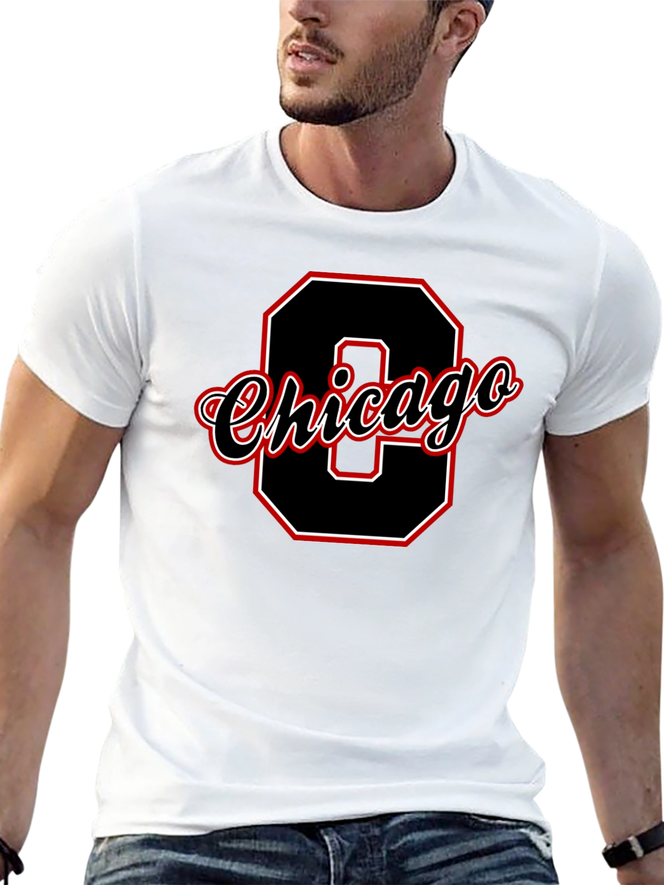 Chicago Black Graphic T-Shirt