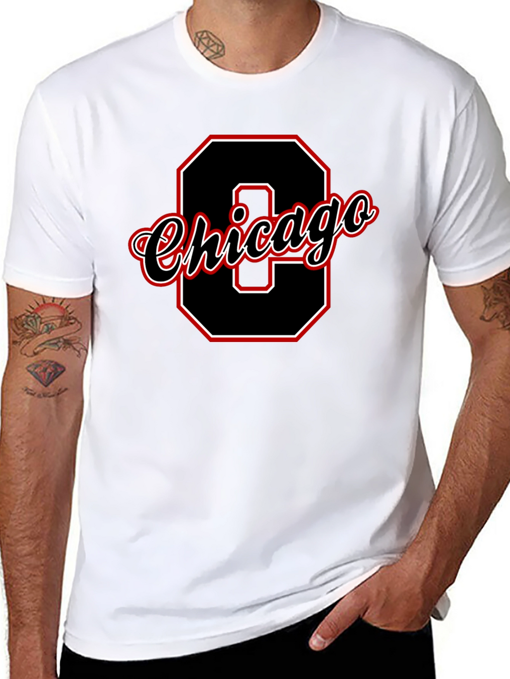 Chicago Black Graphic T-Shirt