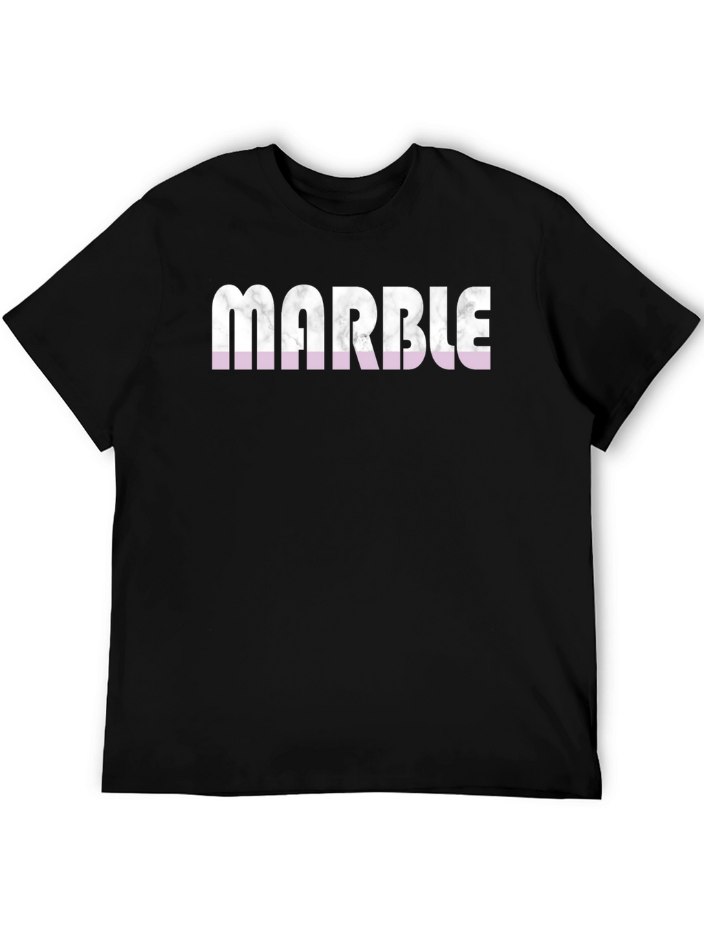 Marble Print Graphic Tee - Stylish Casual Wear