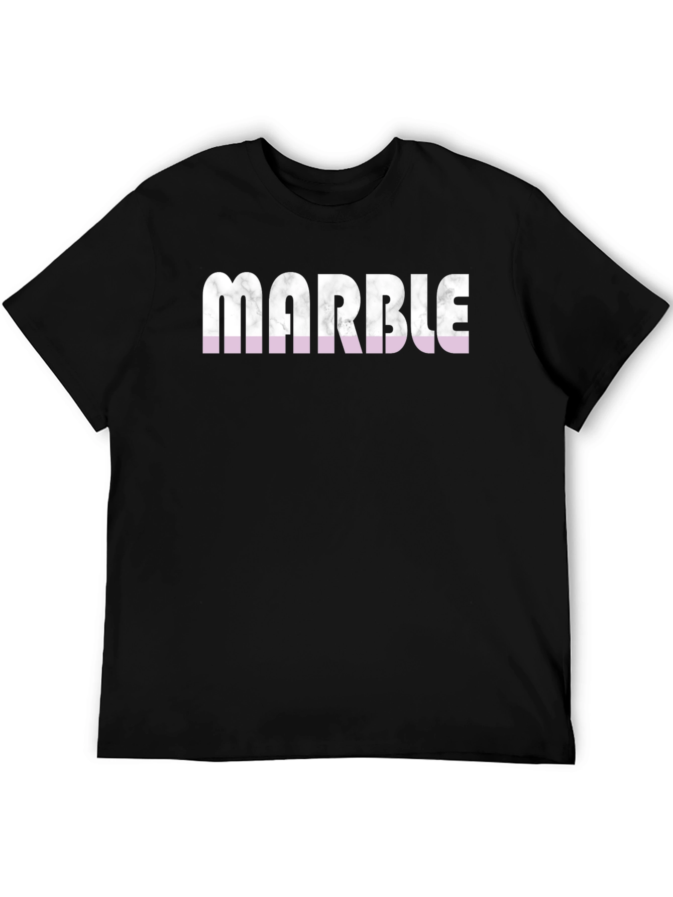 Marble Print Graphic Tee - Stylish Casual Wear