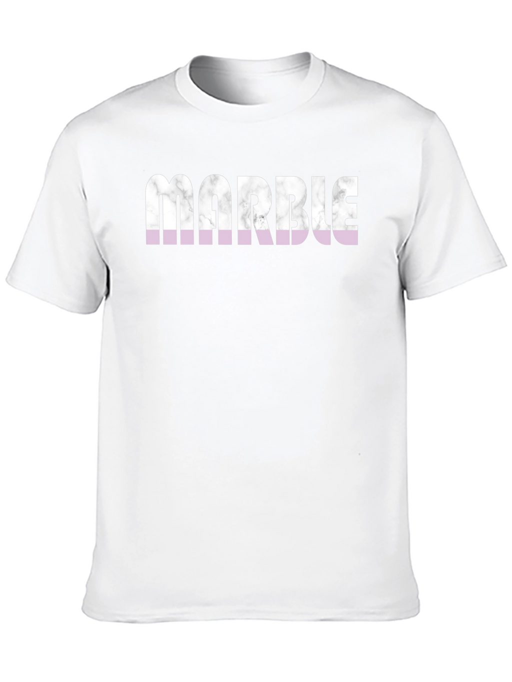 Marble Print Graphic Tee - Stylish Casual Wear