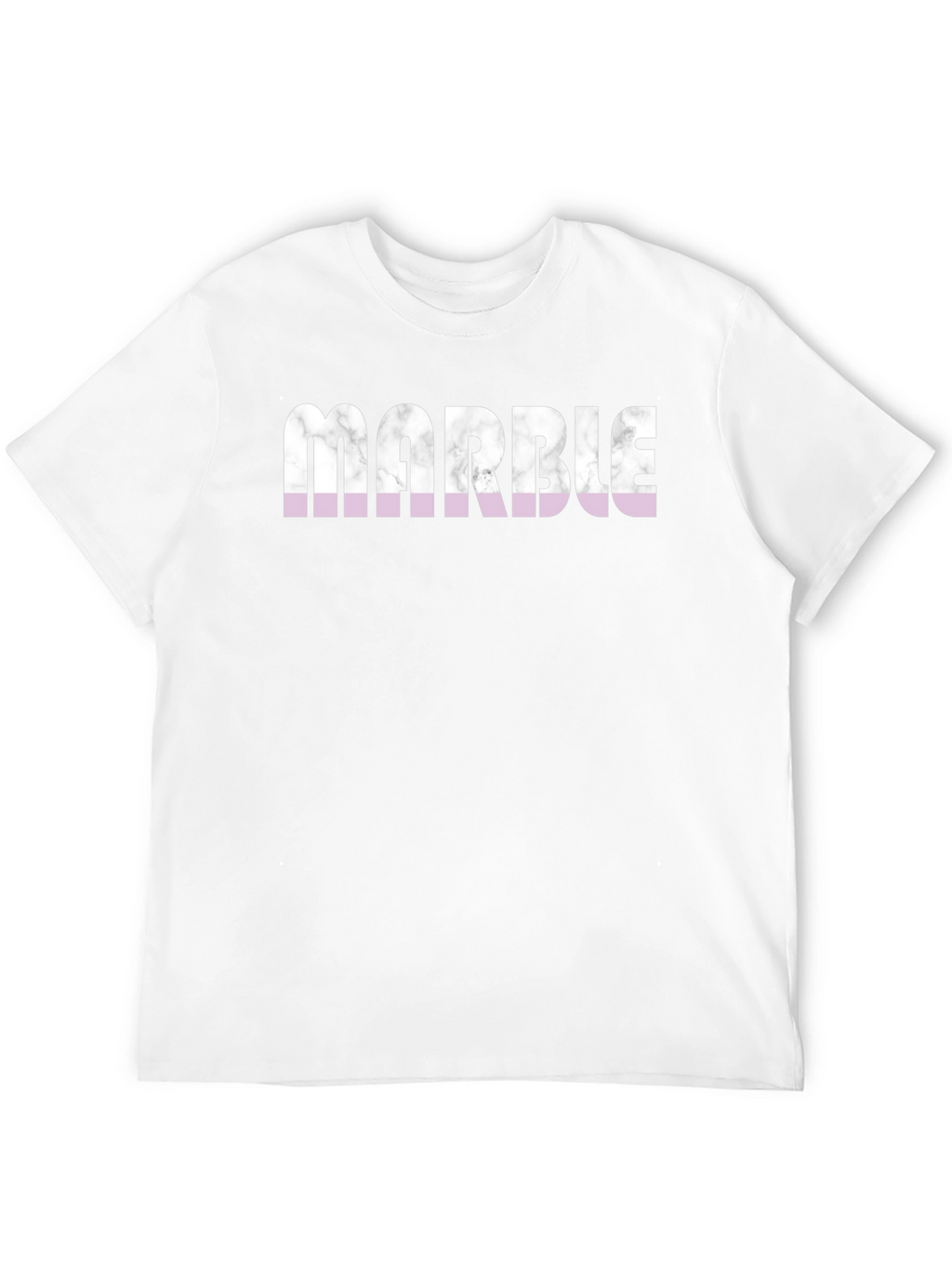 Marble Print Graphic Tee - Stylish Casual Wear