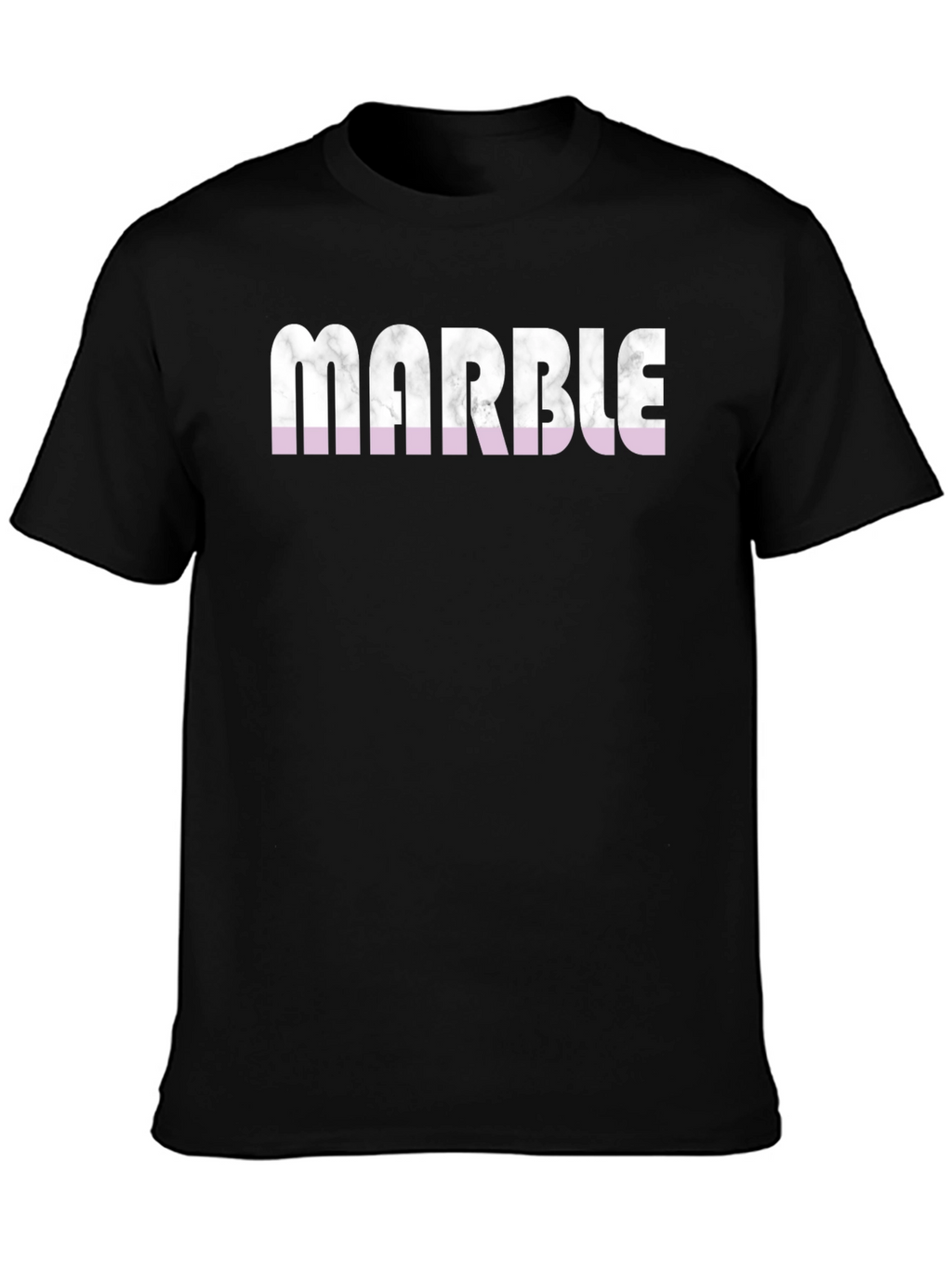 Marble Print Graphic Tee - Stylish Casual Wear