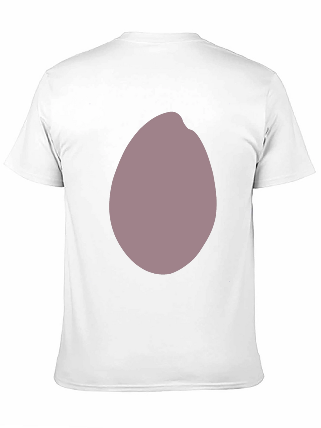Mens Black T-Shirt with Unique Oval Graphic