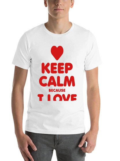 Keep Calm I Love Black T-Shirt