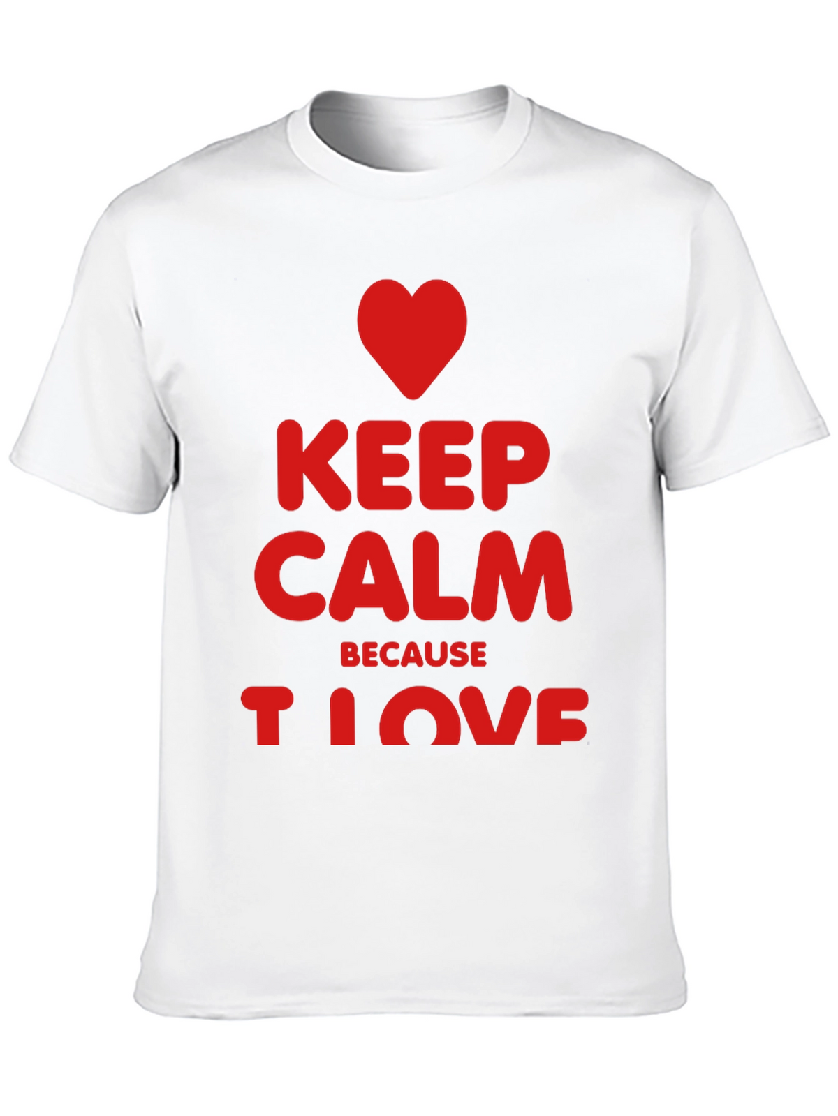 Keep Calm I Love Black T-Shirt