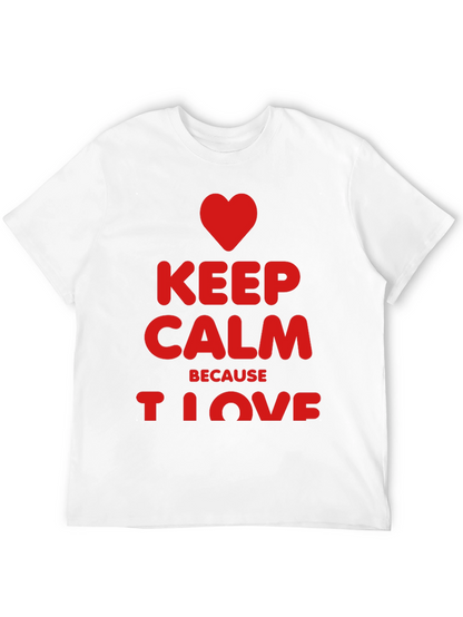 Keep Calm I Love Black T-Shirt
