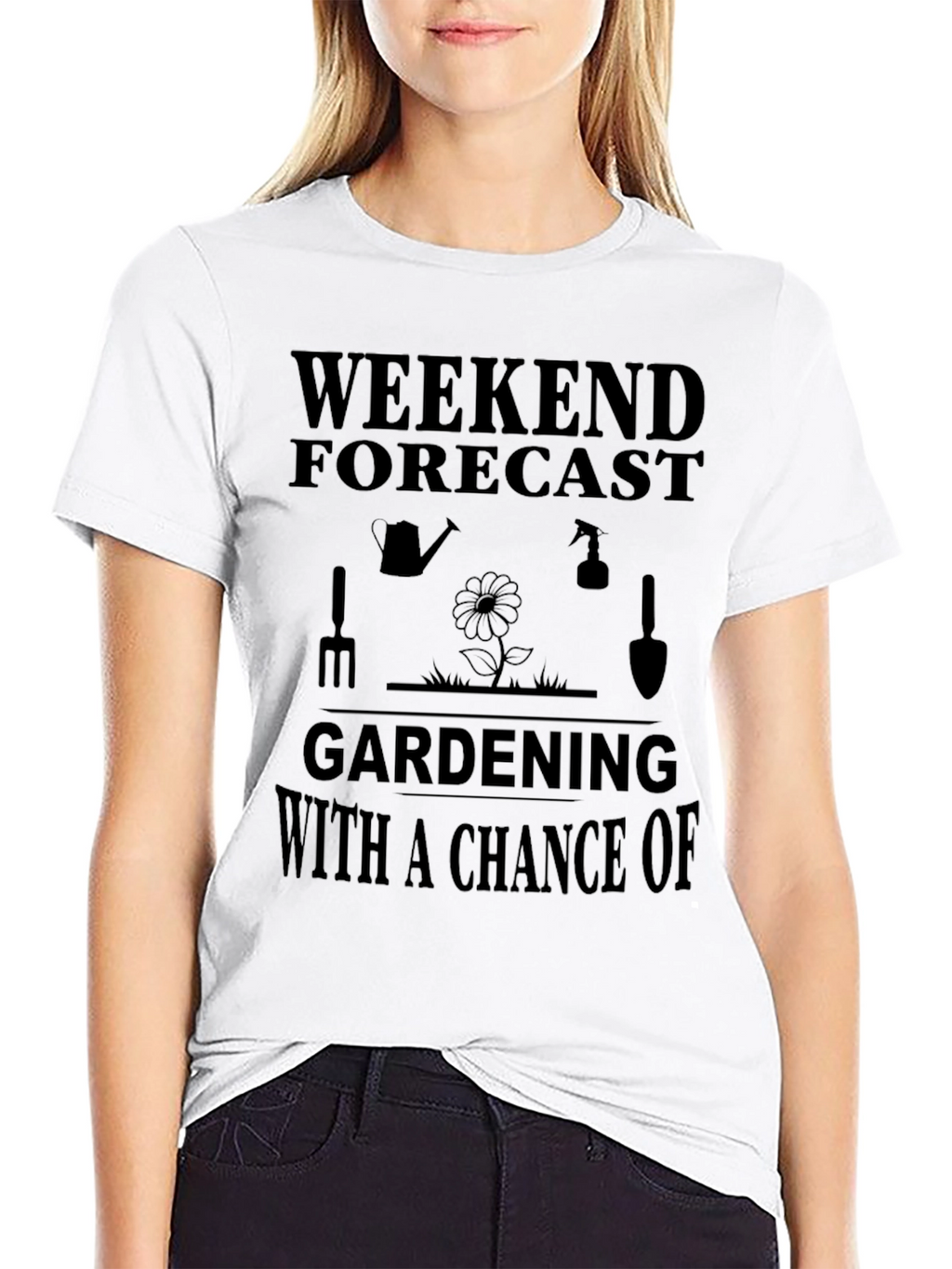 Gardening Forecast T-Shirt - Weekend Gardener Apparel