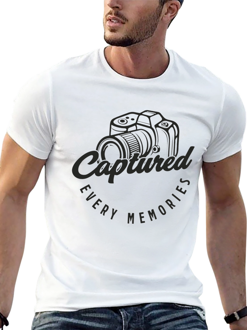 Captured Every Memories T-Shirt: Photography Design