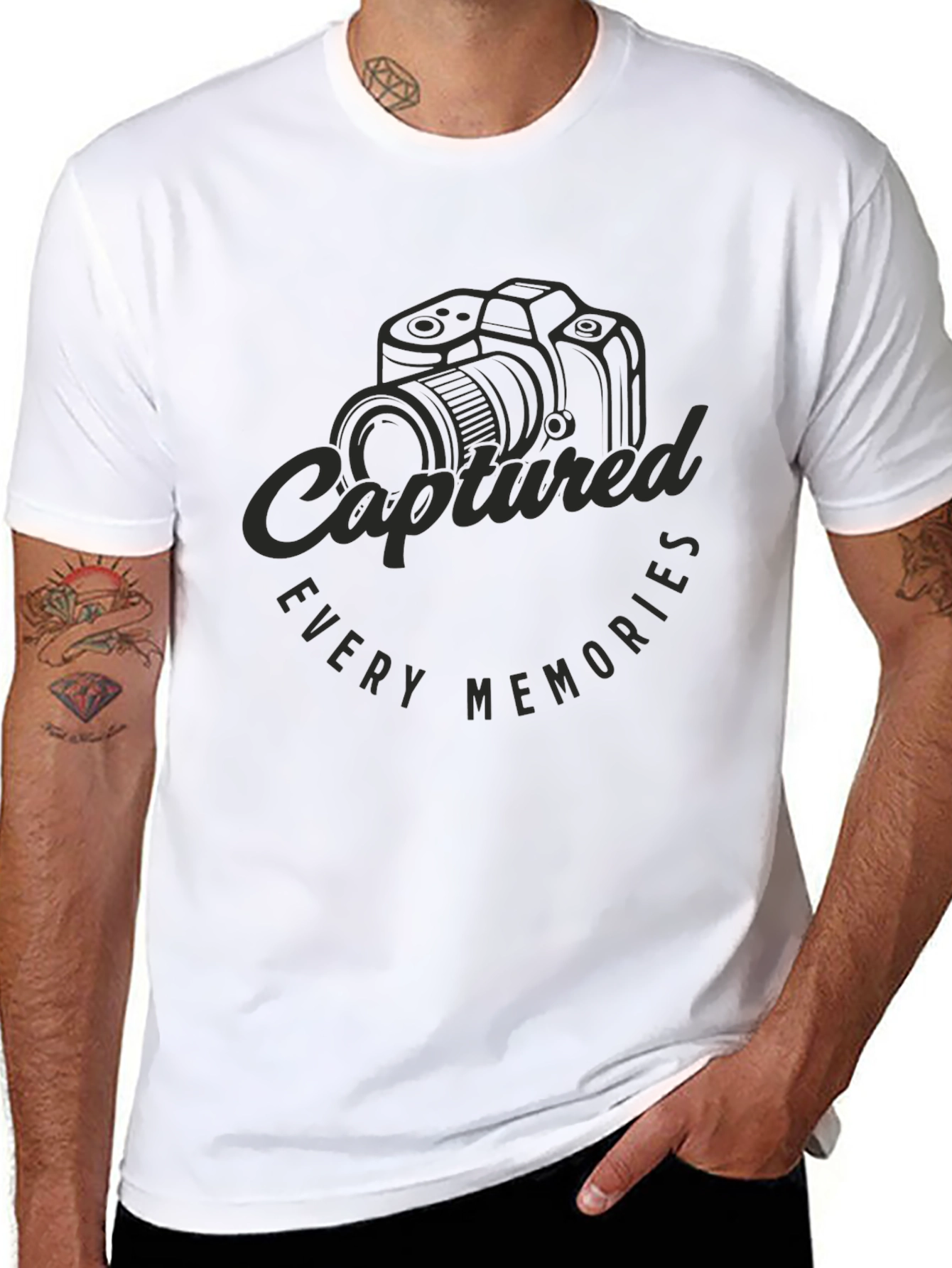 Captured Every Memories T-Shirt: Photography Design