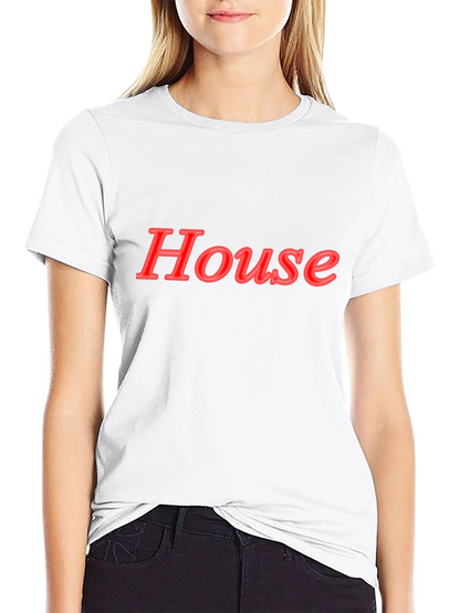 House Graphic Black T-Shirt