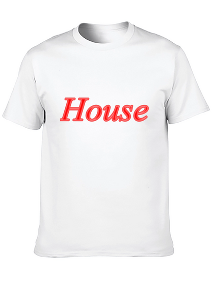 House Graphic Black T-Shirt