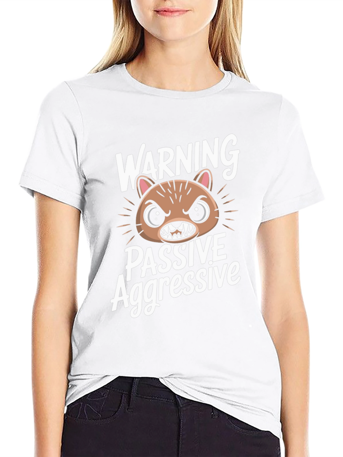 Passive Aggressive Graphic T-Shirt - Funny Animal Tee