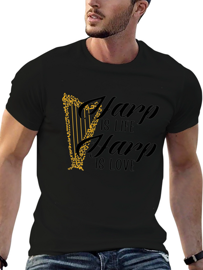 Harp is Life Harp is Love Tee