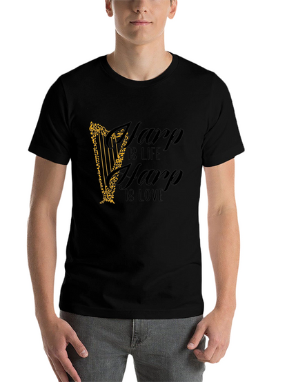 Harp is Life Harp is Love Tee