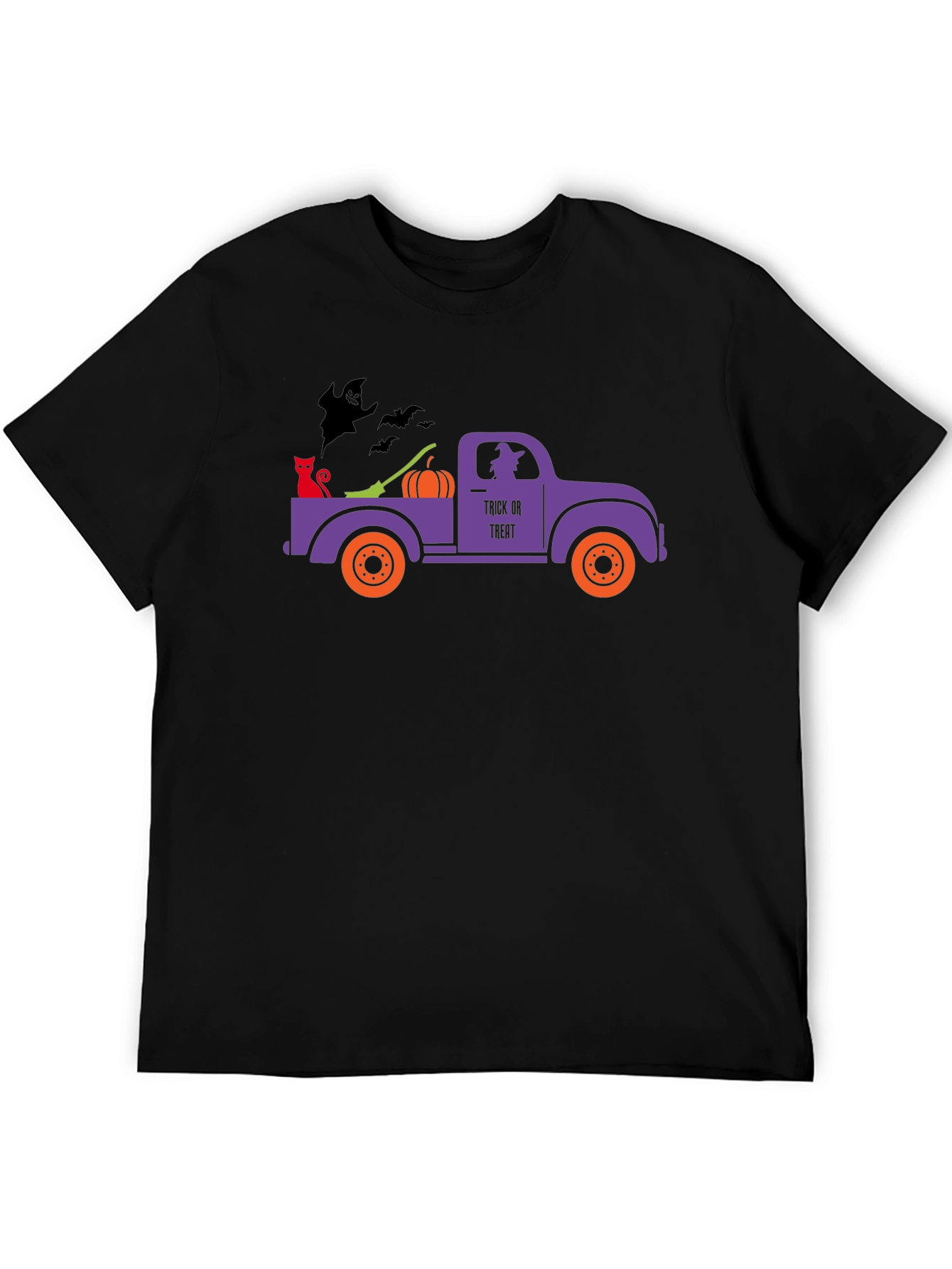 Halloween Truck T-Shirt - Spooky Season Apparel