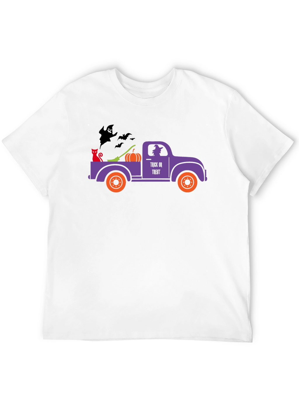 Halloween Truck T-Shirt - Spooky Season Apparel