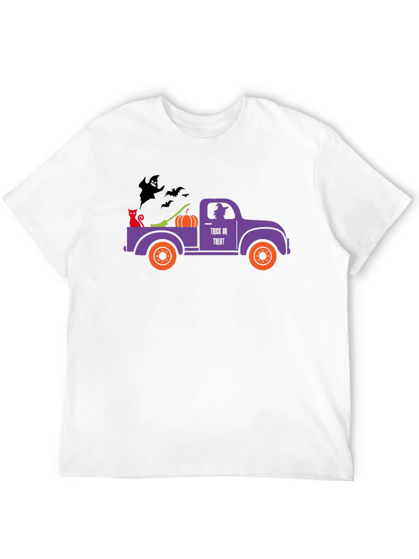 Halloween Truck T-Shirt - Spooky Season Apparel