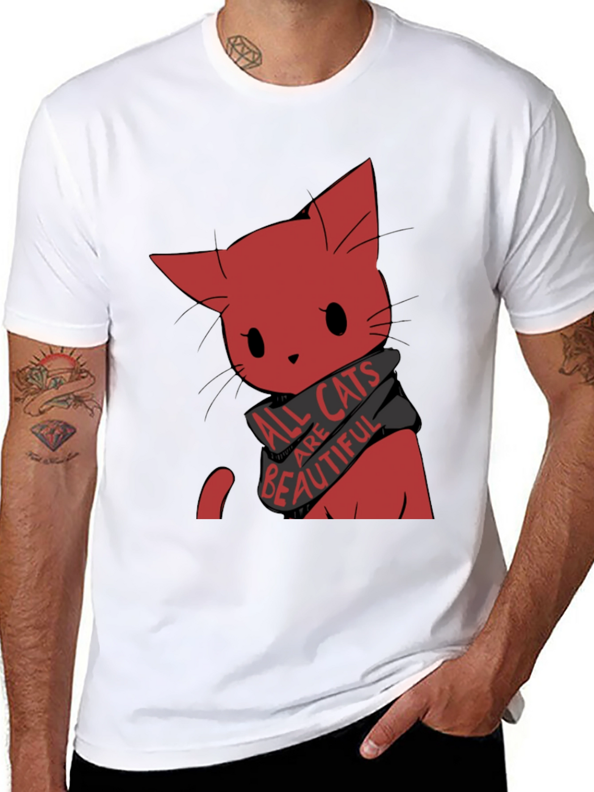 All Cats Are Beautiful Graphic T-Shirt