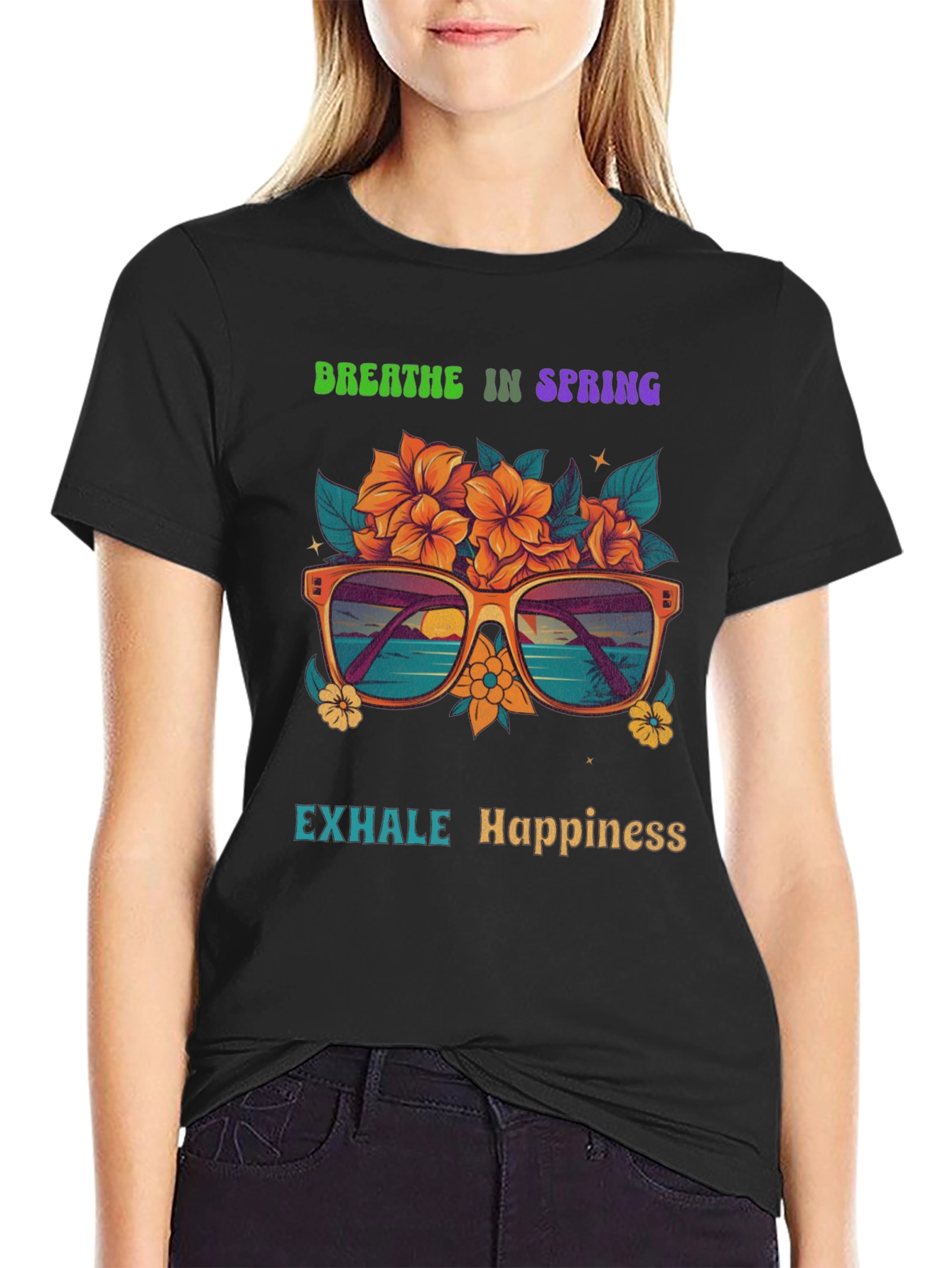Breathe in Spring Graphic Tee