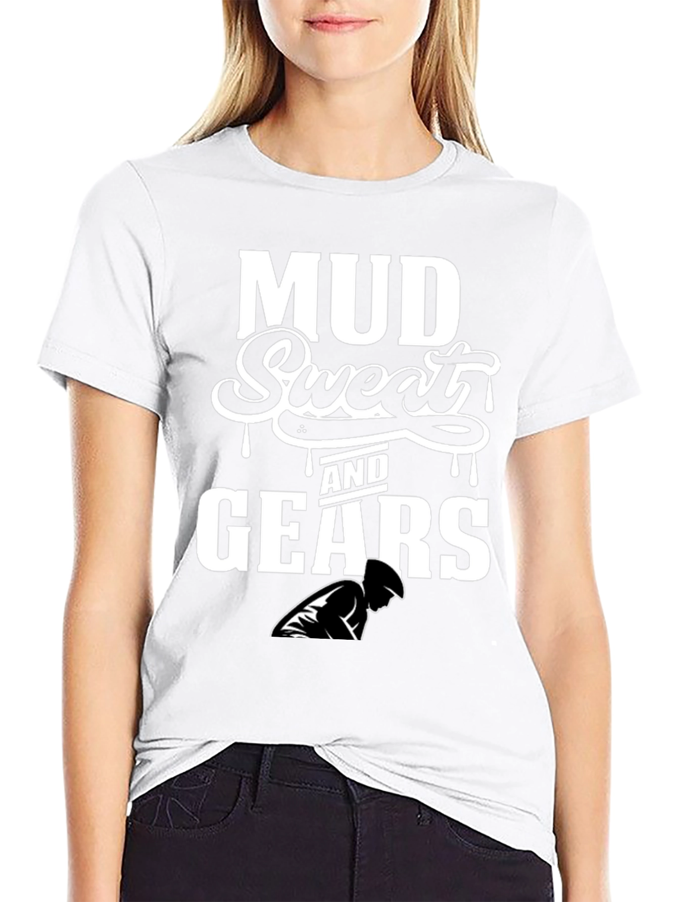 Mud Sweat & Gears Black Graphic Tee
