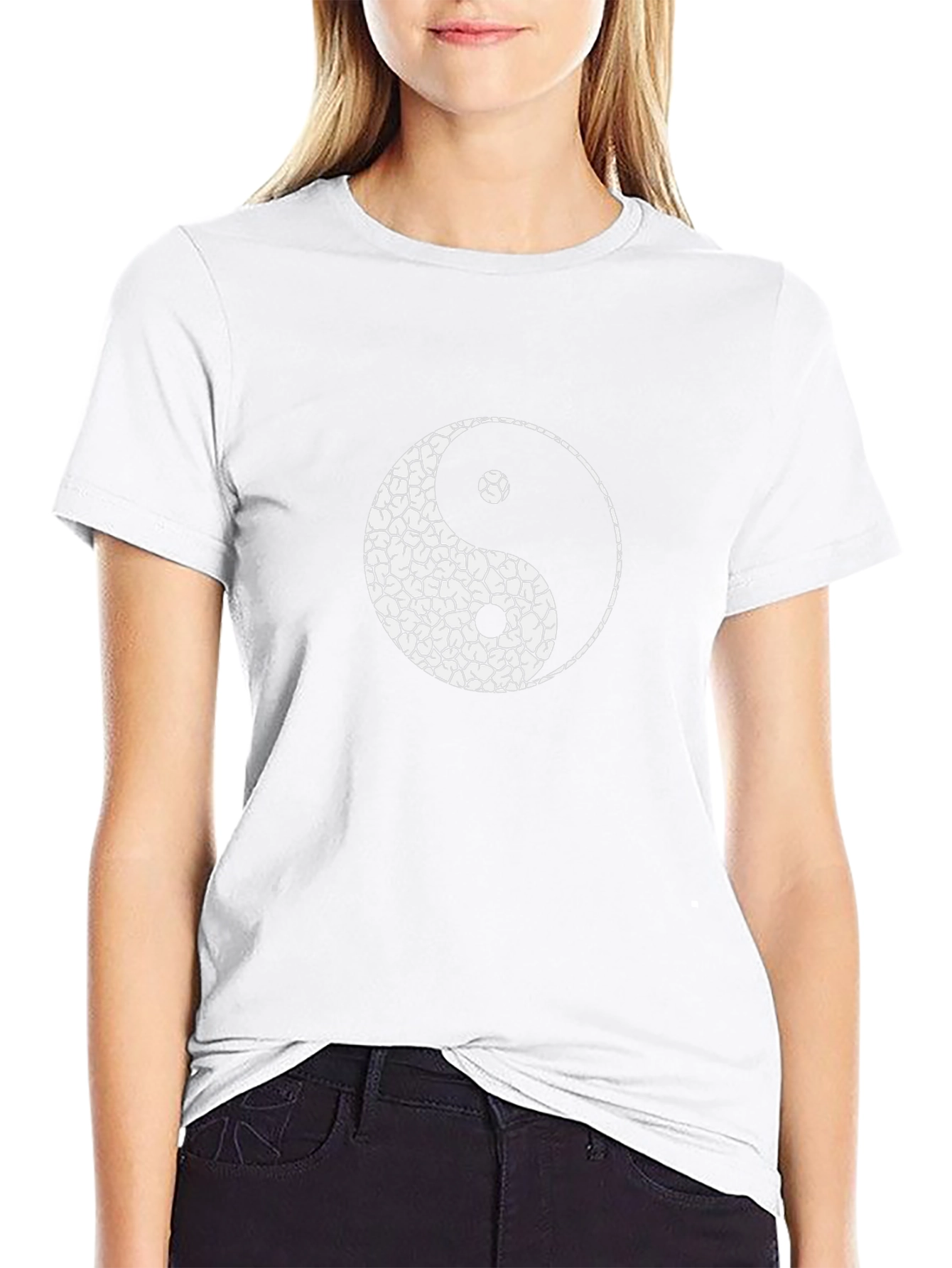 Yin Yang Graphic T-Shirt - Unisex Black Tee