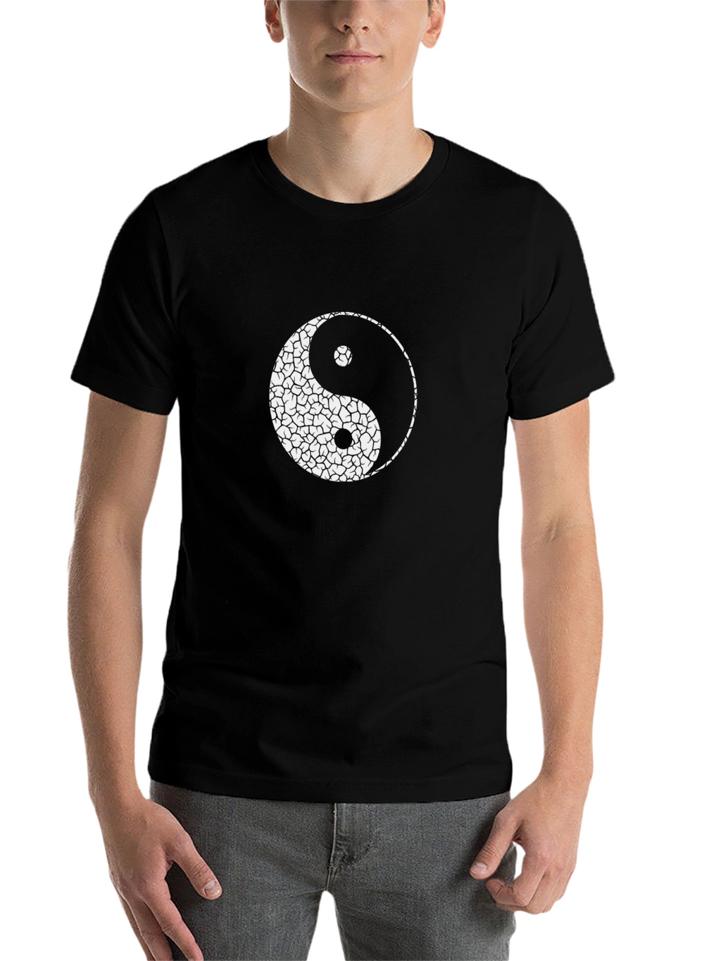 Yin Yang Graphic T-Shirt - Unisex Black Tee