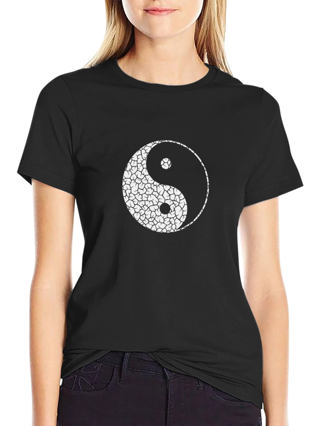 Yin Yang Graphic T-Shirt - Unisex Black Tee