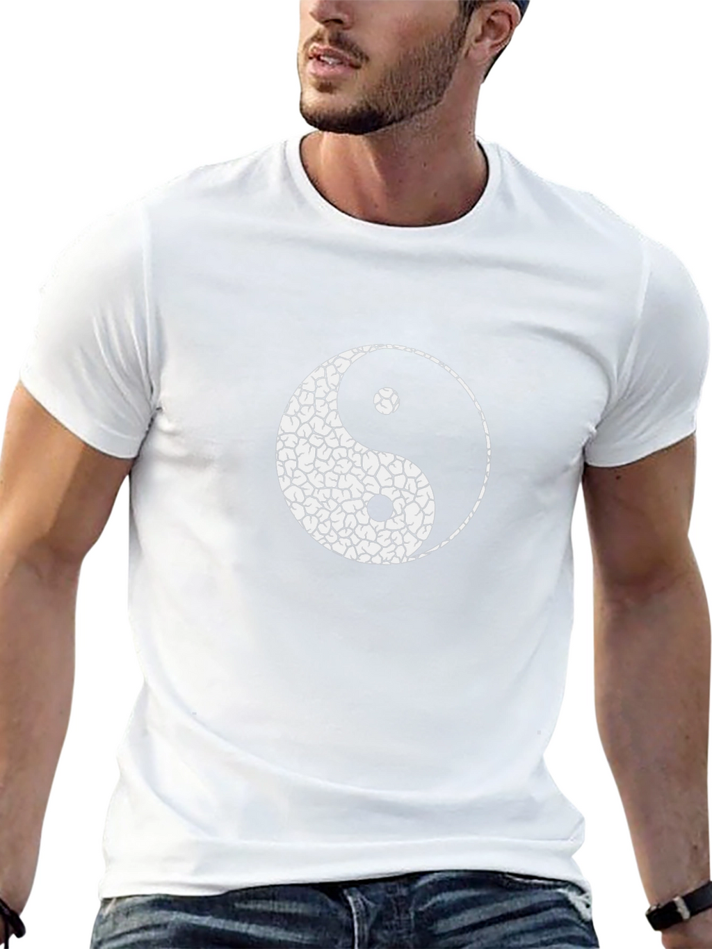 Yin Yang Graphic T-Shirt - Unisex Black Tee