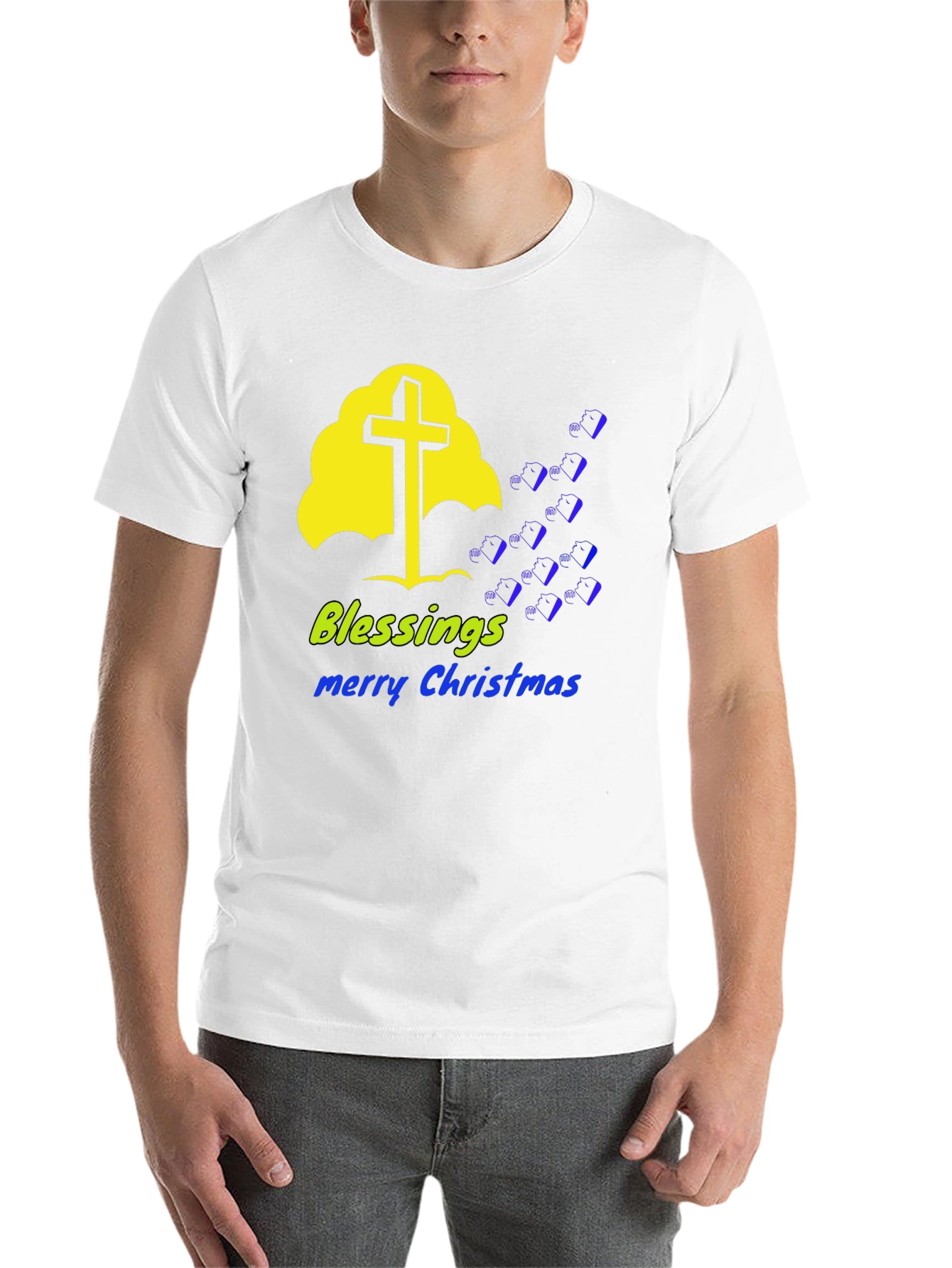 Blessings Merry Christmas Graphic Tee