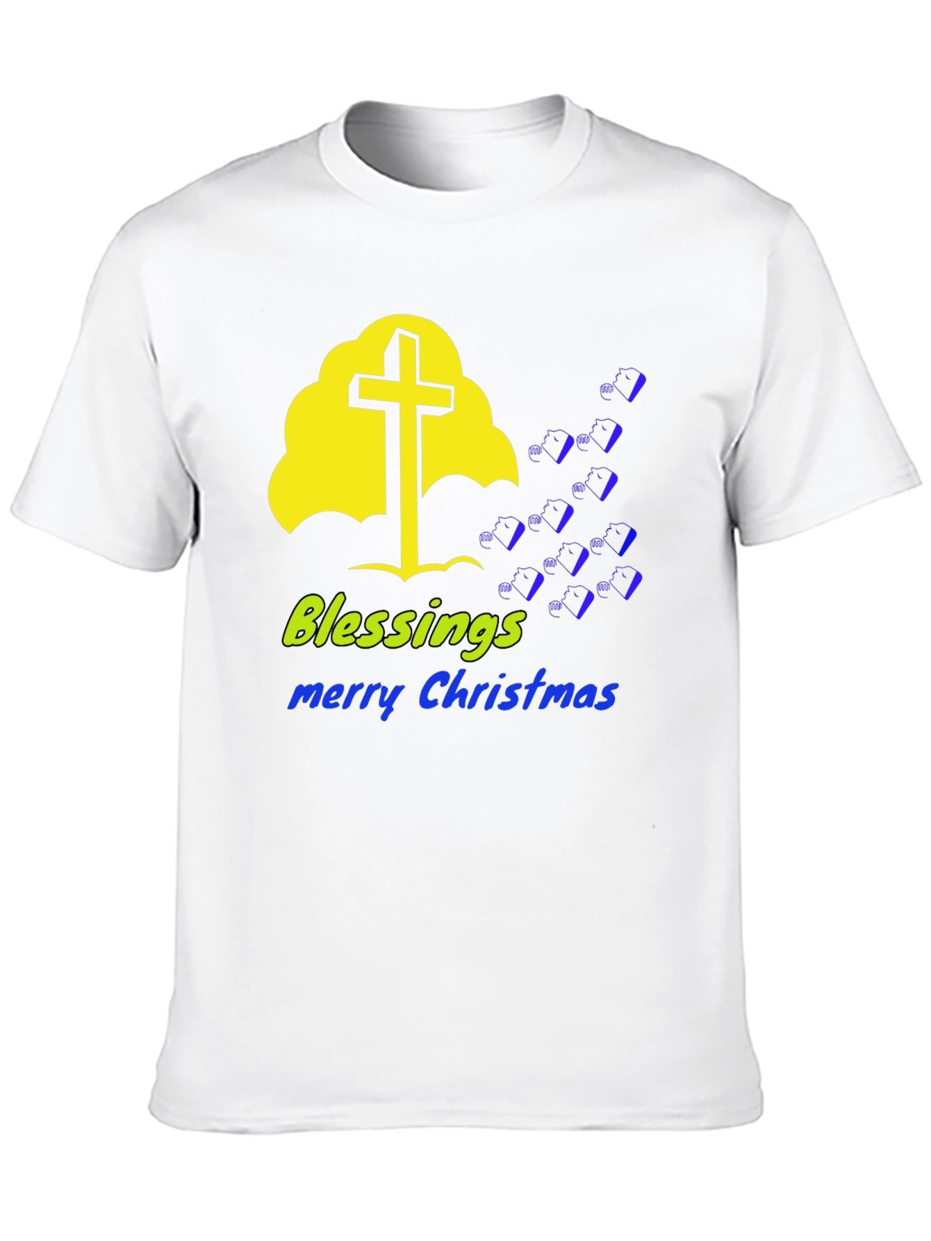 Blessings Merry Christmas Graphic Tee