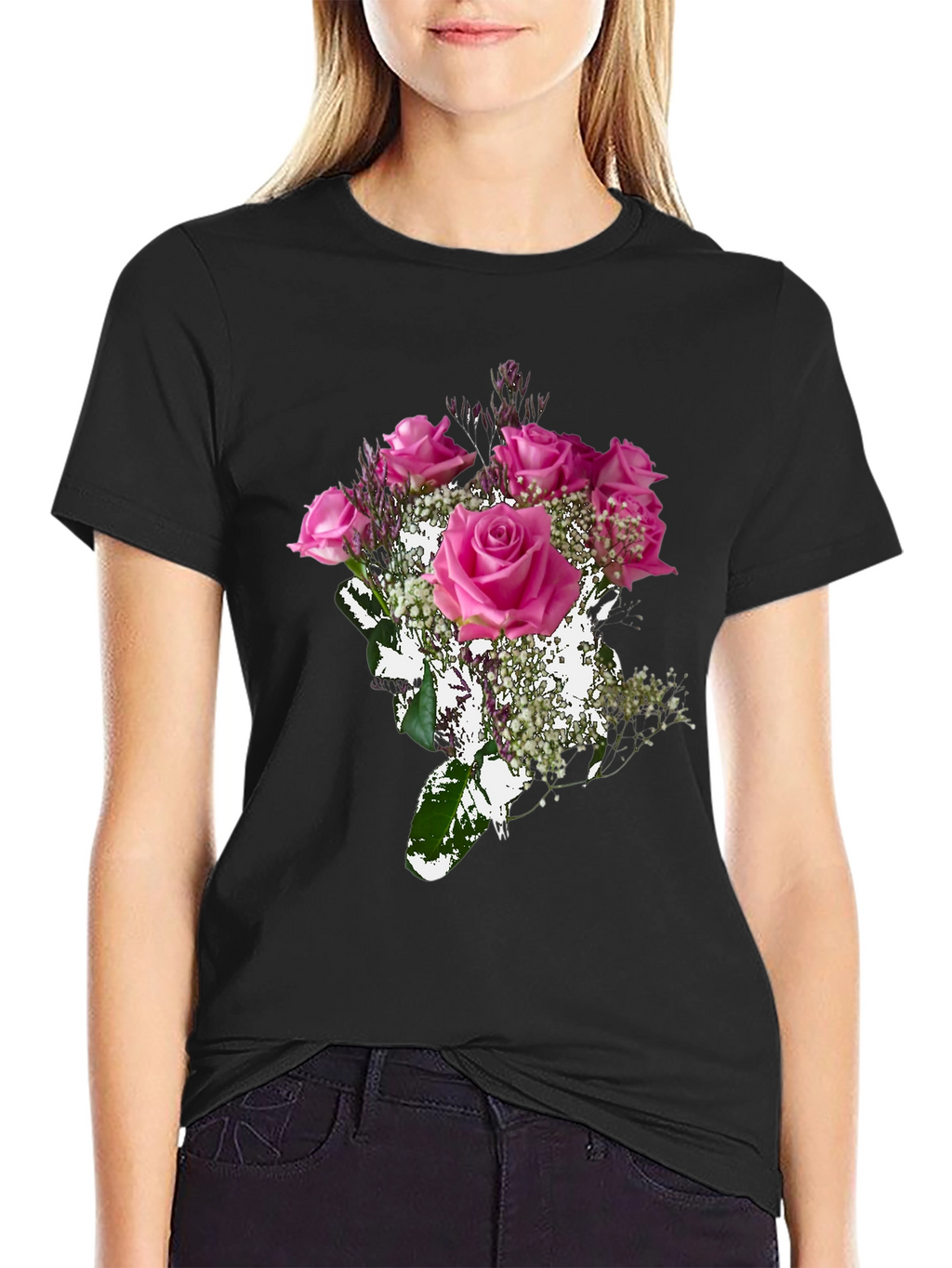 Floral Bouquet Graphic T-Shirt