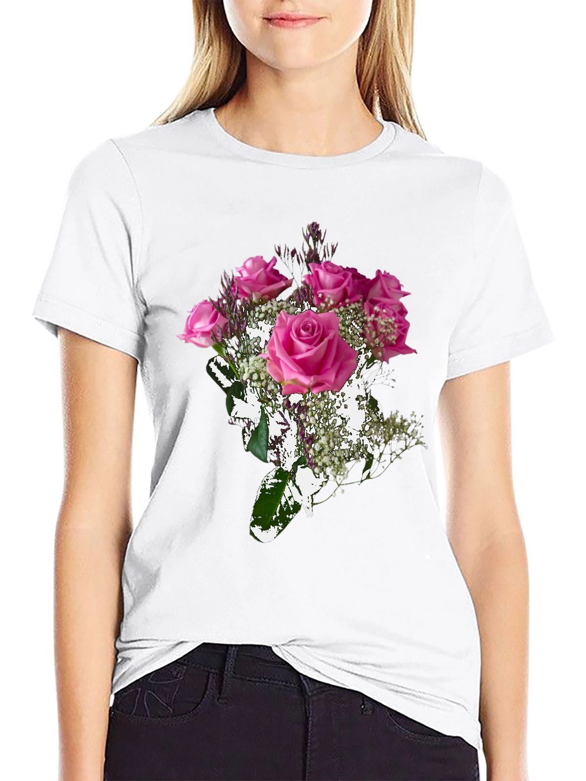 Floral Bouquet Graphic T-Shirt
