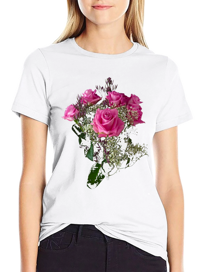 Floral Bouquet Graphic T-Shirt