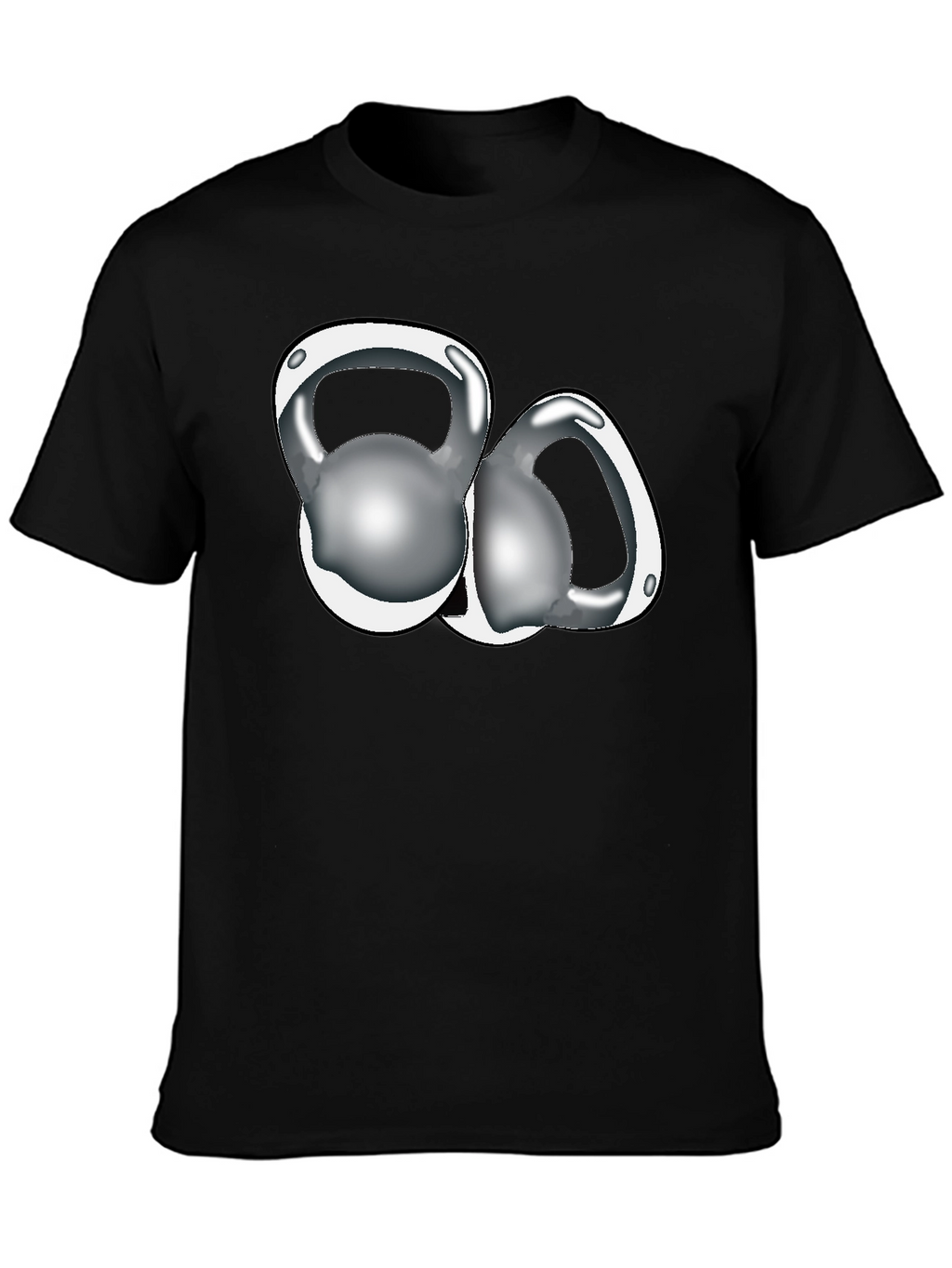 Kettlebell Graphic Black T-Shirt