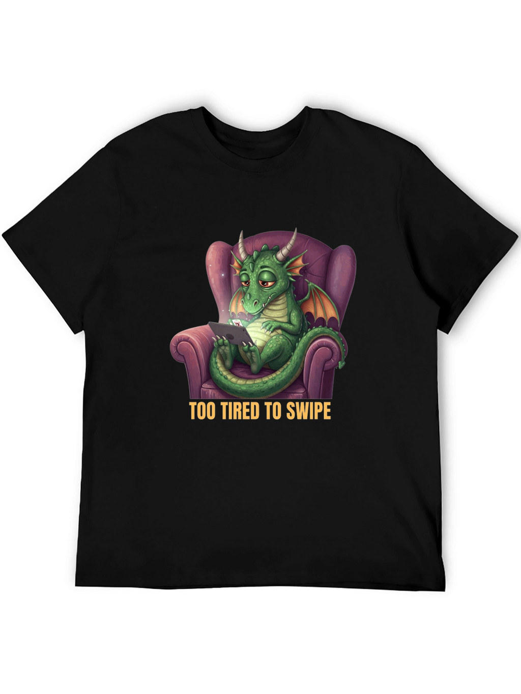 Tired Dragon T-Shirt - Funny Graphic Tee