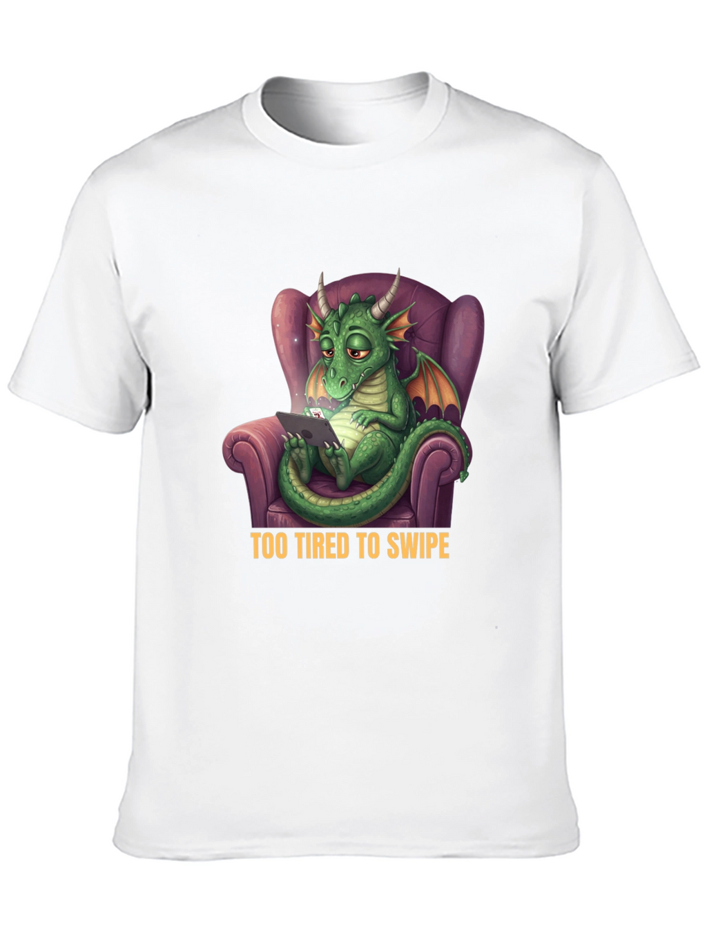 Tired Dragon T-Shirt - Funny Graphic Tee