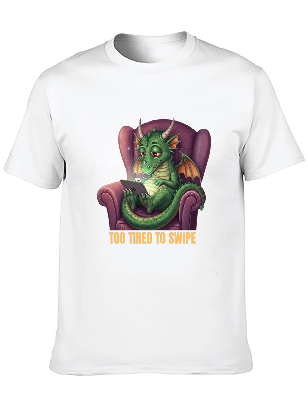 Tired Dragon T-Shirt - Funny Graphic Tee