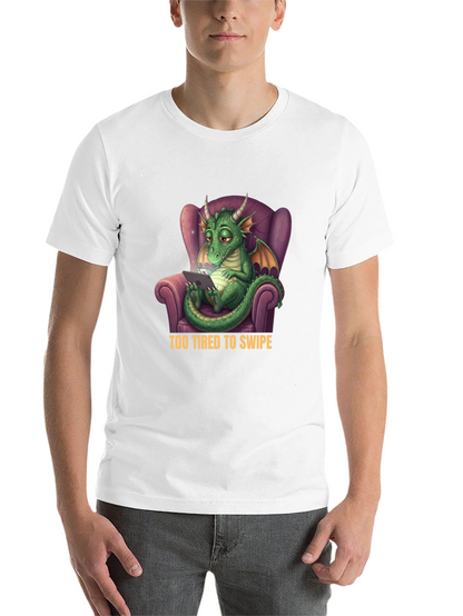 Tired Dragon T-Shirt - Funny Graphic Tee