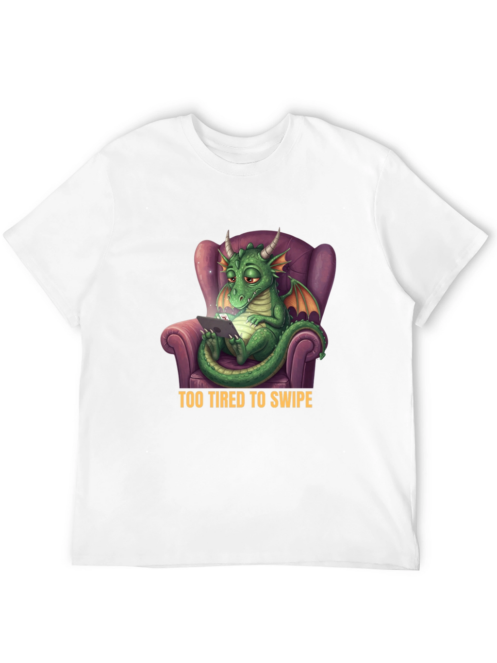 Tired Dragon T-Shirt - Funny Graphic Tee
