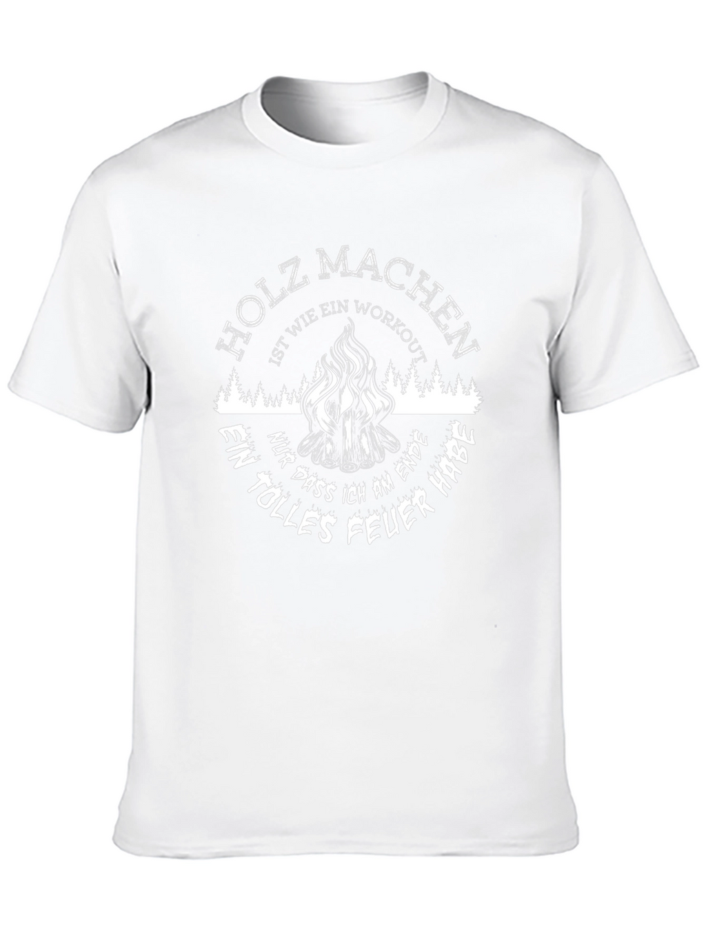 Holz Machen Workout Black T-Shirt