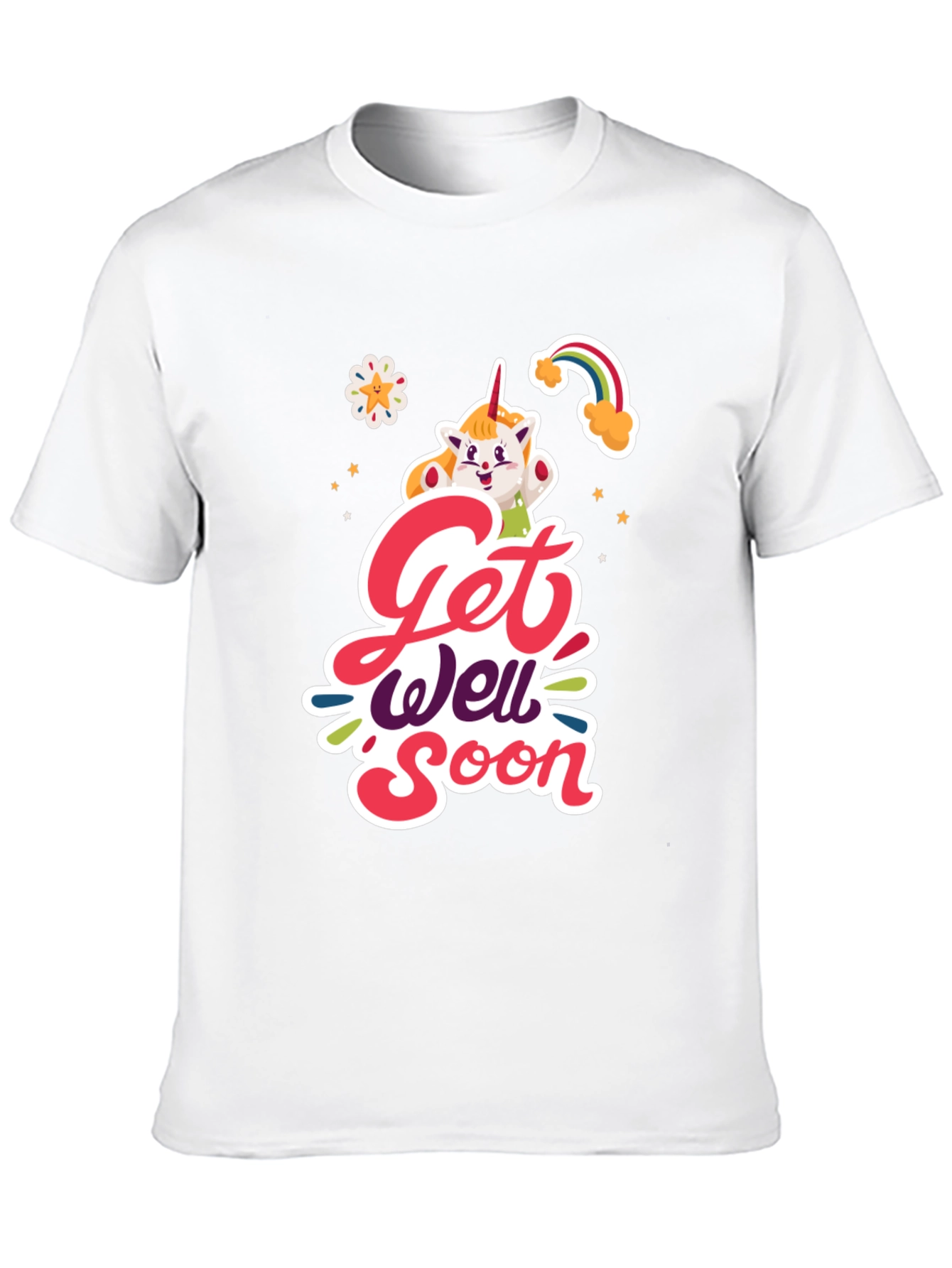 Get Well Soon Unicorn Graphic Tee