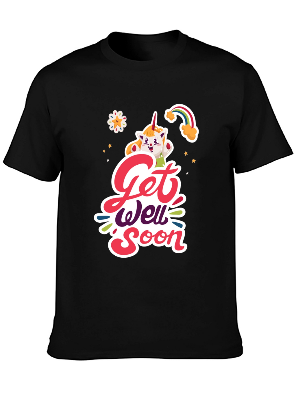 Get Well Soon Unicorn Graphic Tee