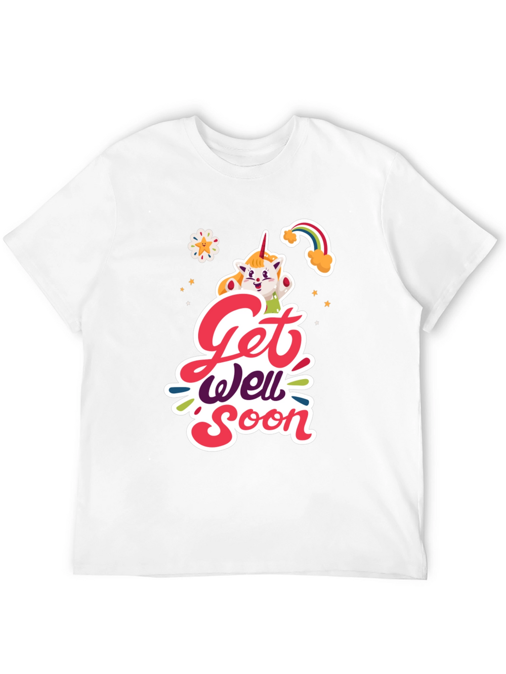 Get Well Soon Unicorn Graphic Tee