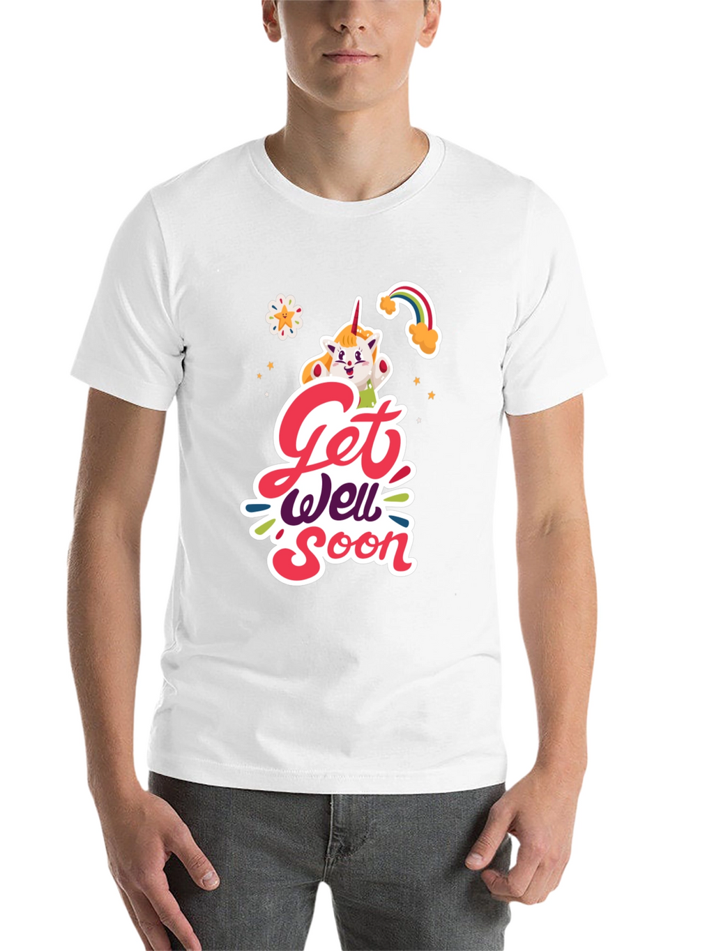 Get Well Soon Unicorn Graphic Tee