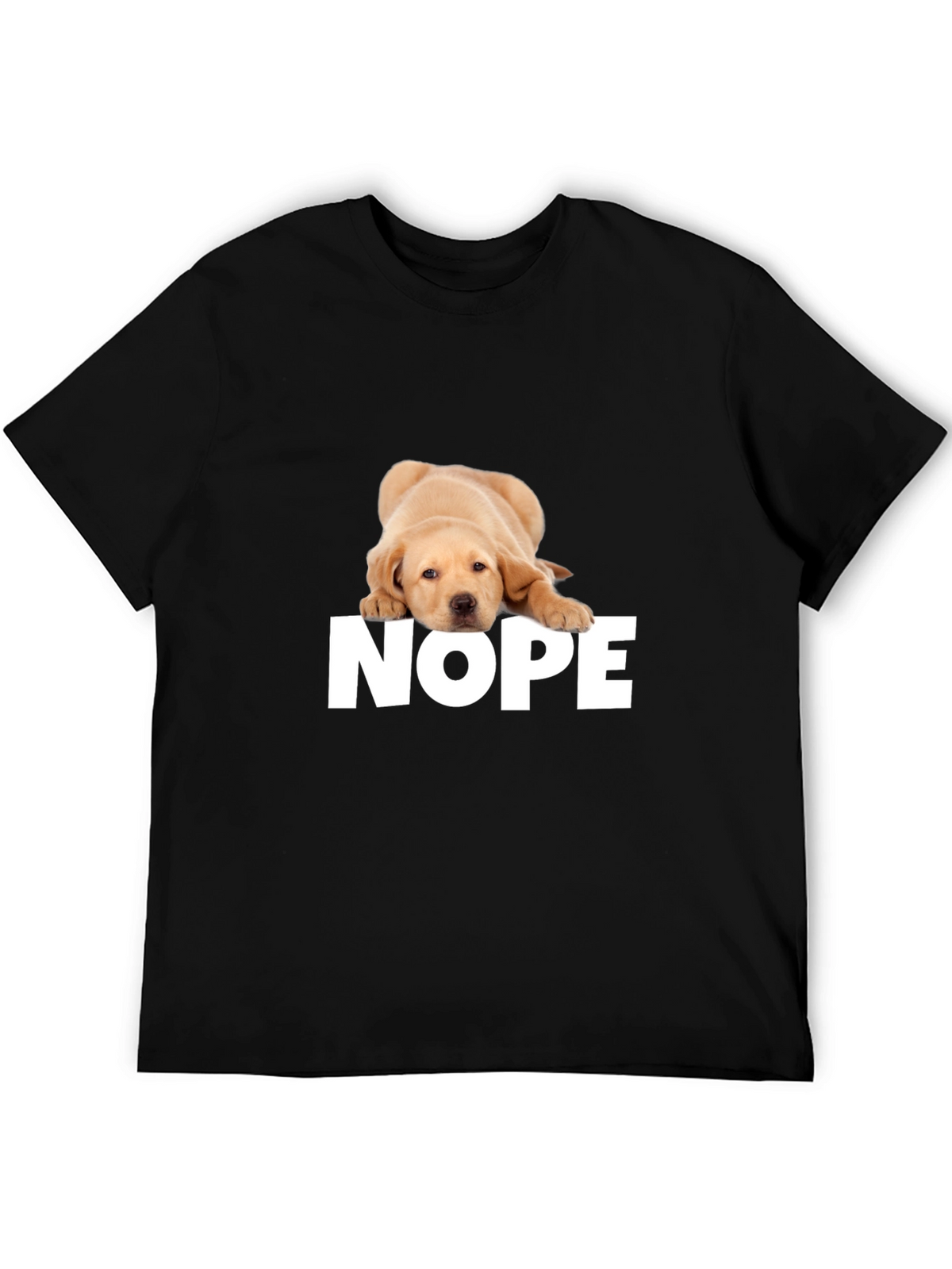 Nope Dog T-Shirt - Funny Graphic Tee