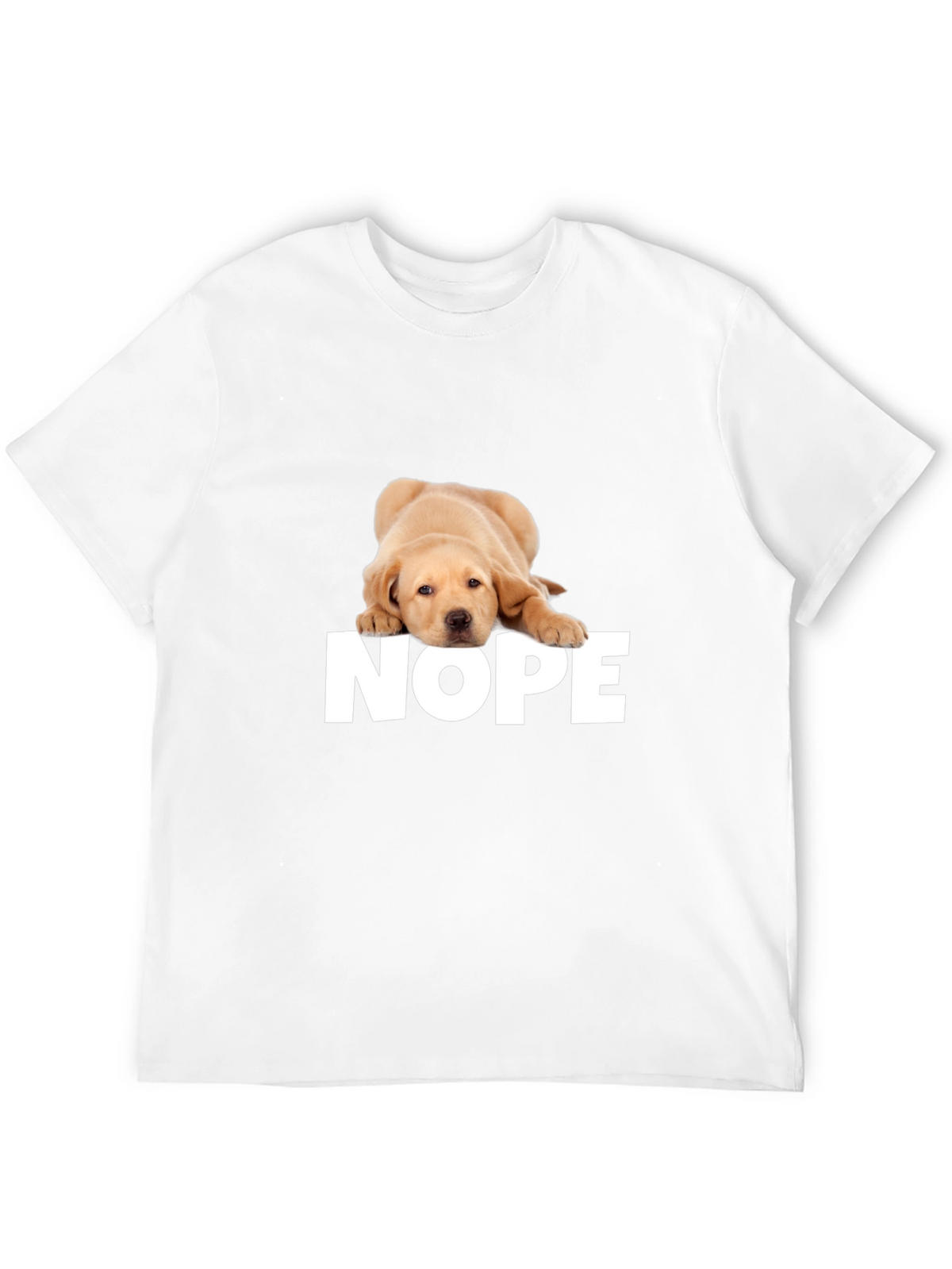 Nope Dog T-Shirt - Funny Graphic Tee