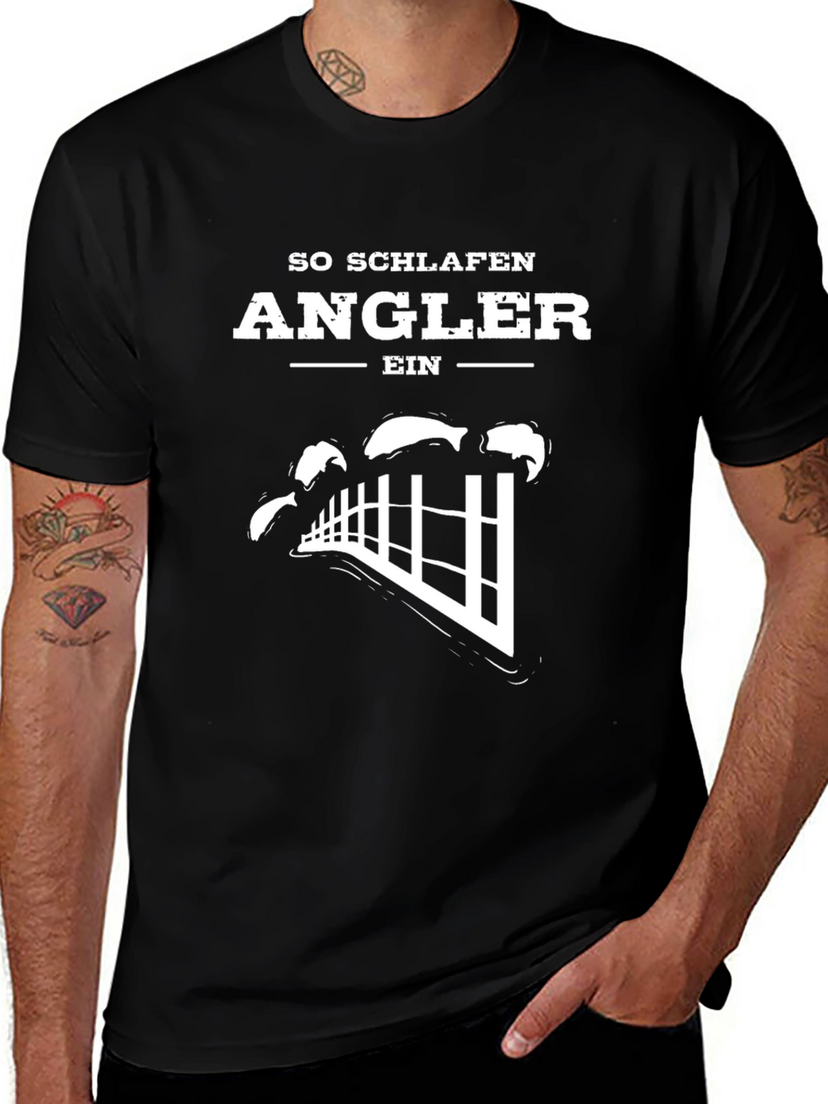 Angler Sleep T-Shirt - Funny Fisherman Tee