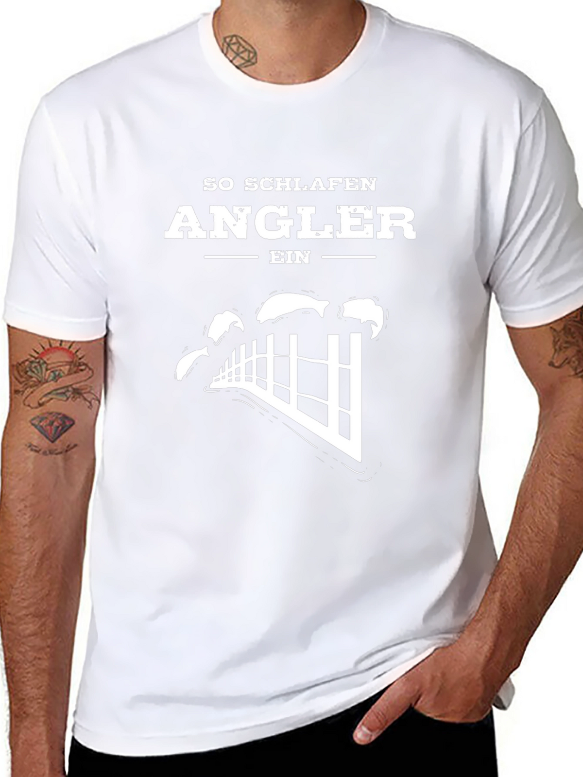 Angler Sleep T-Shirt - Funny Fisherman Tee